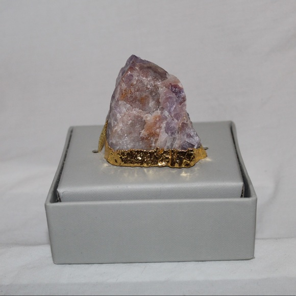 Purple Stone Paperweight/Notes Holder - Picture 6 of 6